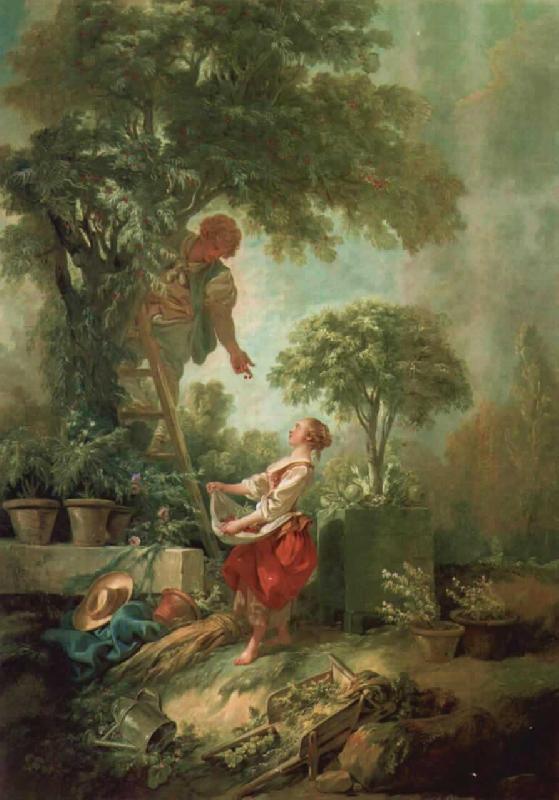 Francois Boucher La Cueillette des Fruits oil painting image
